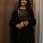 Black Handworked Top + Dupatta