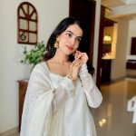 A White Handwork Top + Dupatta only