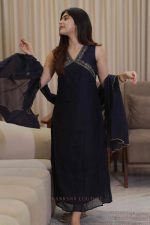 L Navy Blue Handwork Top + Dupatta only - Image 2