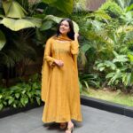 K Yellow Handwork Kurti + Dupatta
