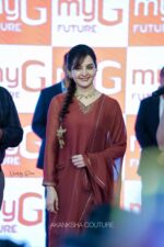 MW Brownish Orange Handwork Top +Dupatta