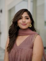 R - Mauve Handwork Top + Dupatta - Image 3